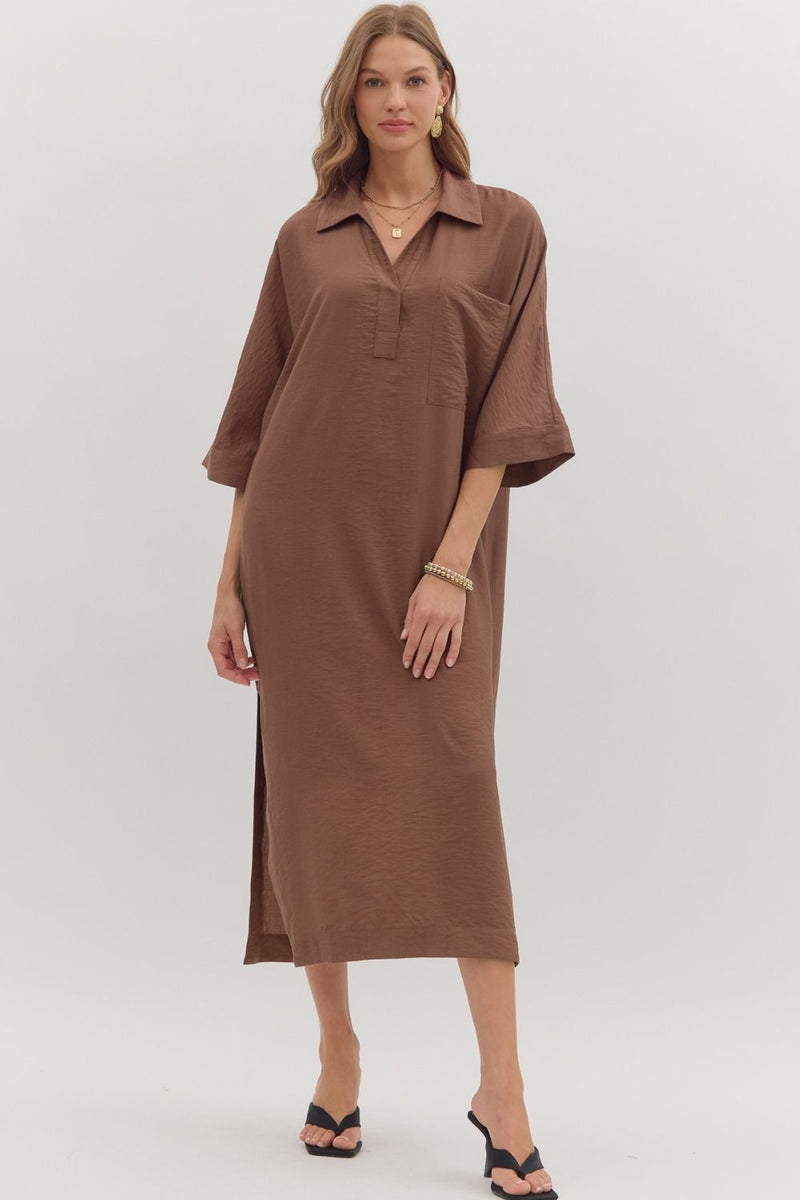Cocoa Midi Dress – Chilton Avenue