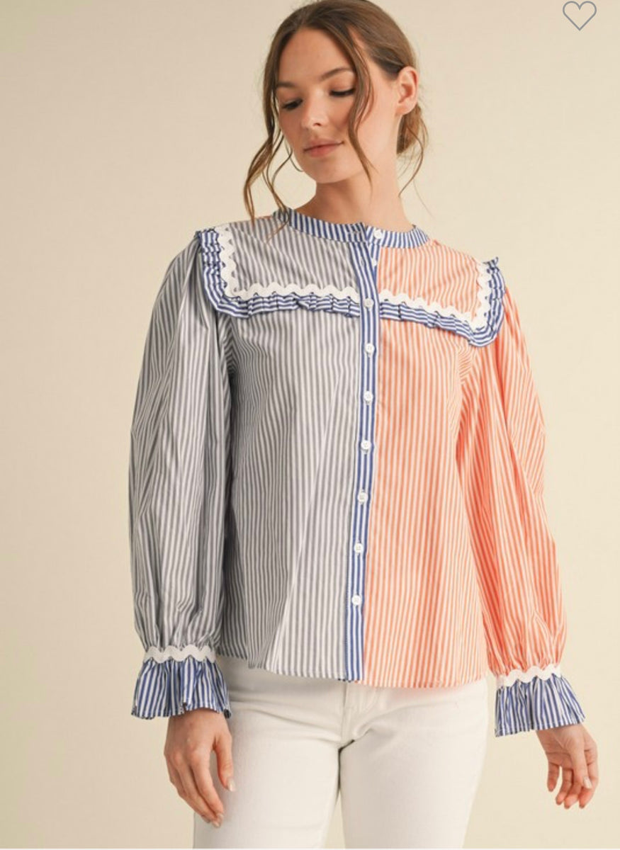 Koton RUFFLE PUFF SLEEVE - Blouse - off white/écru