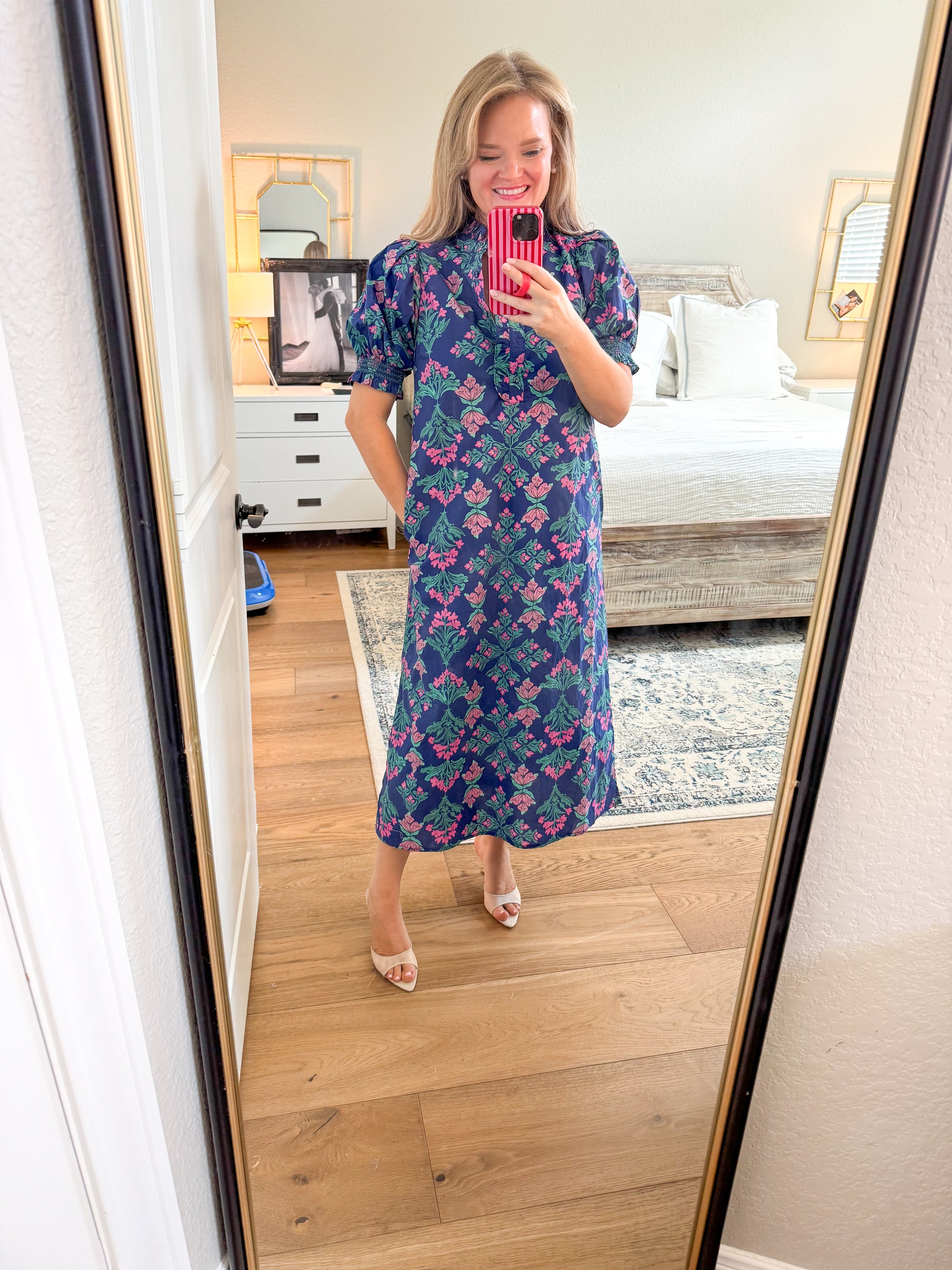 Navy Floral Midi Dress Chilton Avenue Navy Floral Midi Dress Chilton Avenue