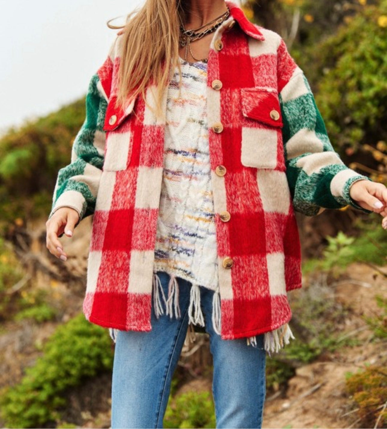 Red & Green Plaid Jacket – Chilton Avenue